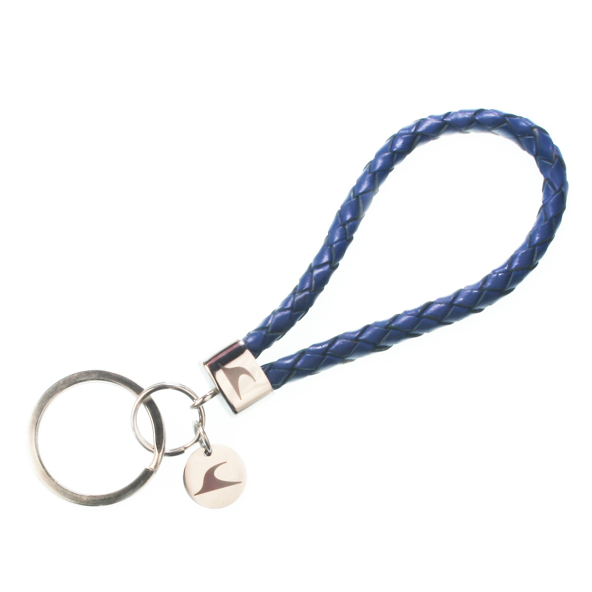 Herren-leder-schluesselanhaenger-damen-wave-blau-geflochten-vorn-wavepirate-shop-f