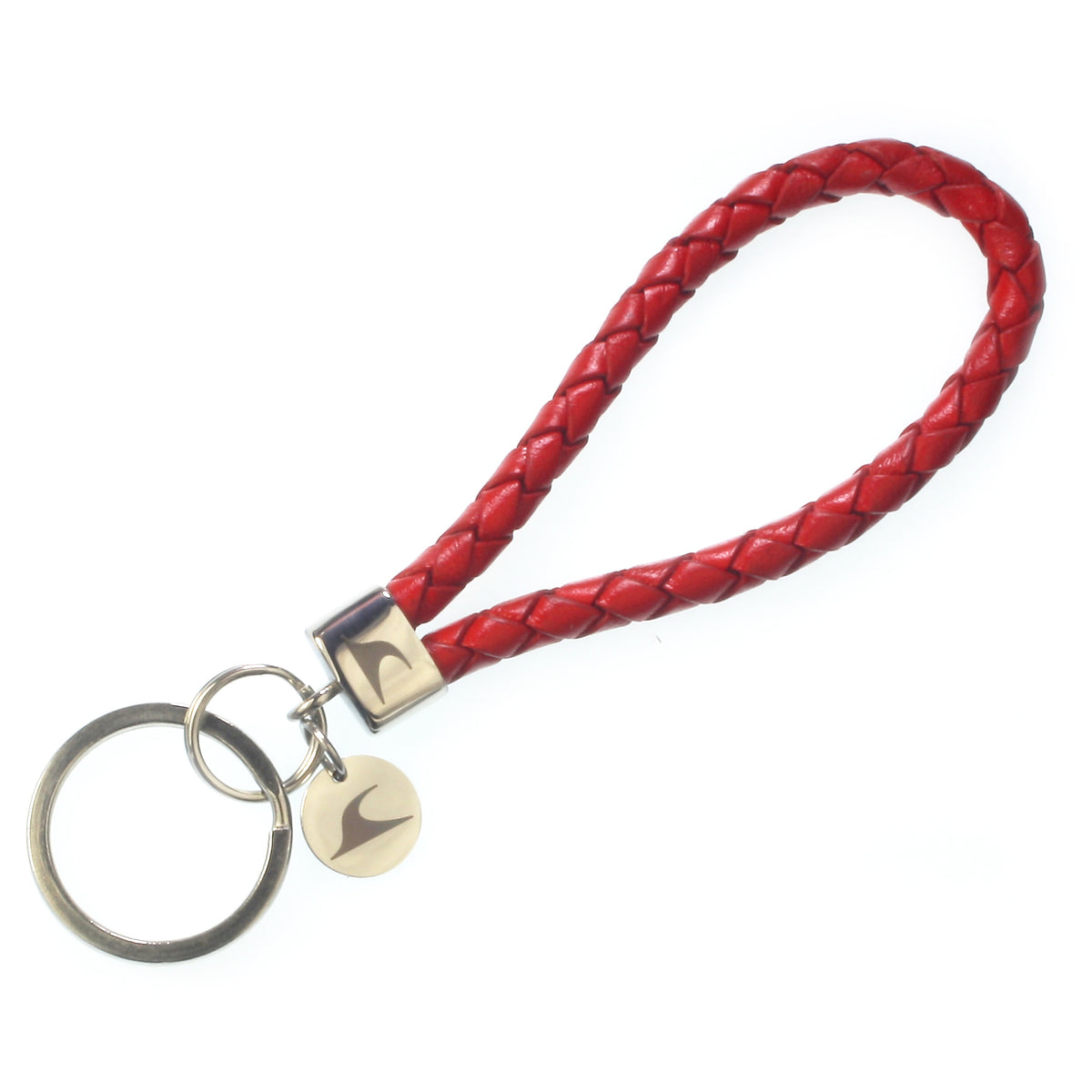 Herren-leder-schluesselanhaenger-damen-wave-rot-geflochten-vorn-wavepirate-shop-f