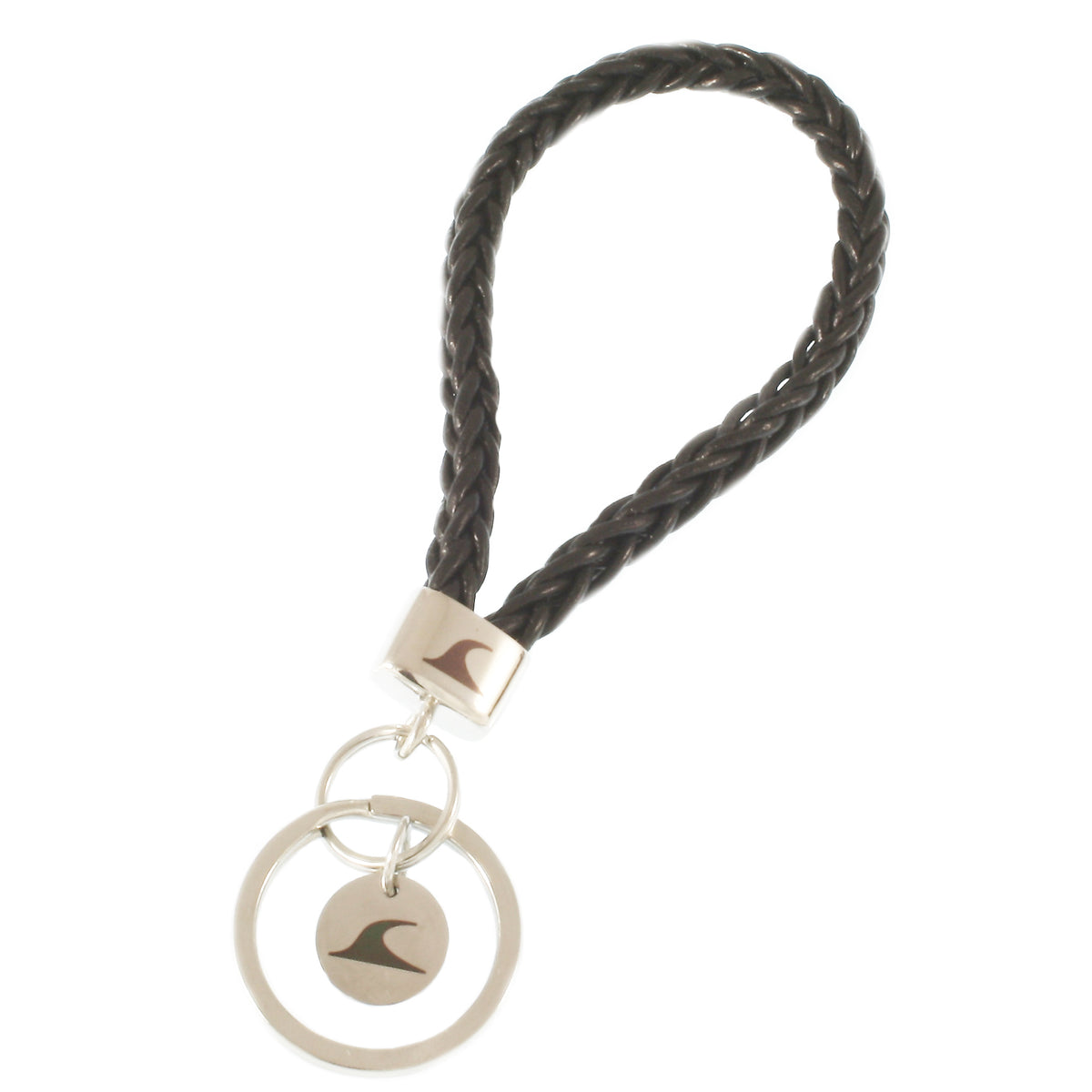Herren-leder-schluesselanhaenger-damen-wave-schwarz-riemen-geflochten-vorn-wavepirate-shop-8