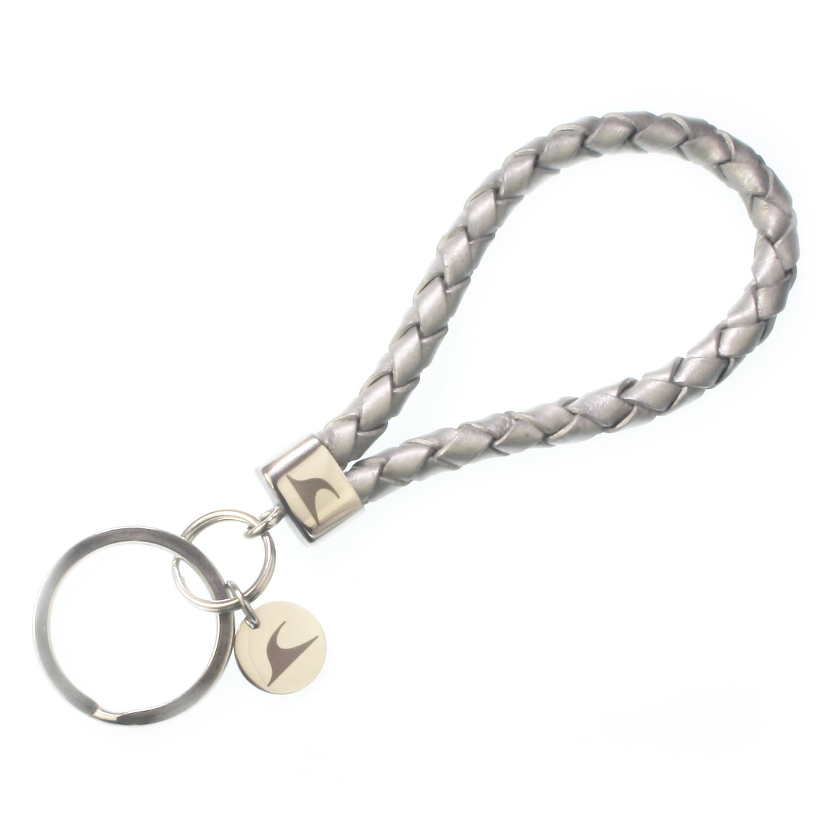Herren-leder-schluesselanhaenger-damen-wave-silber-geflochten-vorn-wavepirate-shop-f