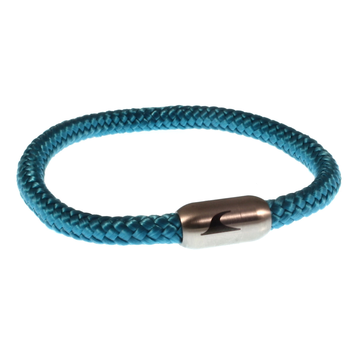 Herren-segeltau-armband-damen-sylt-blau-silber-geflochten-Edelstahlverschluss-vorn-wavepirate-shop-st