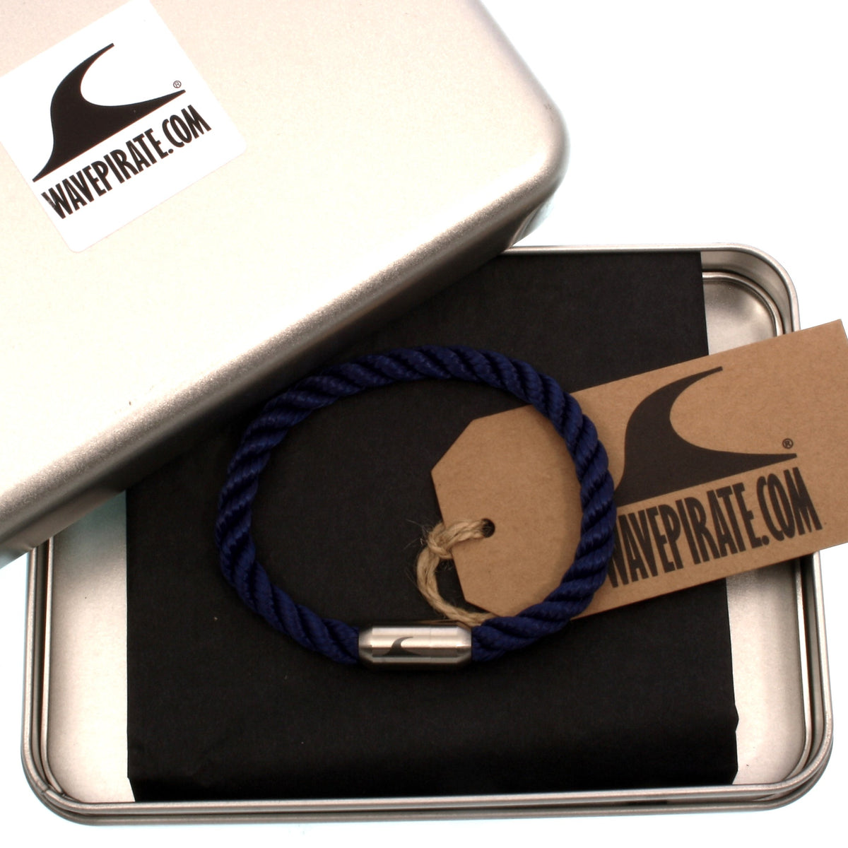 Herren-segeltau-armband-damen-sylt-blau-silber-kordel-Edelstahlverschluss-geschenkverpackung-wavepirate-shop-k