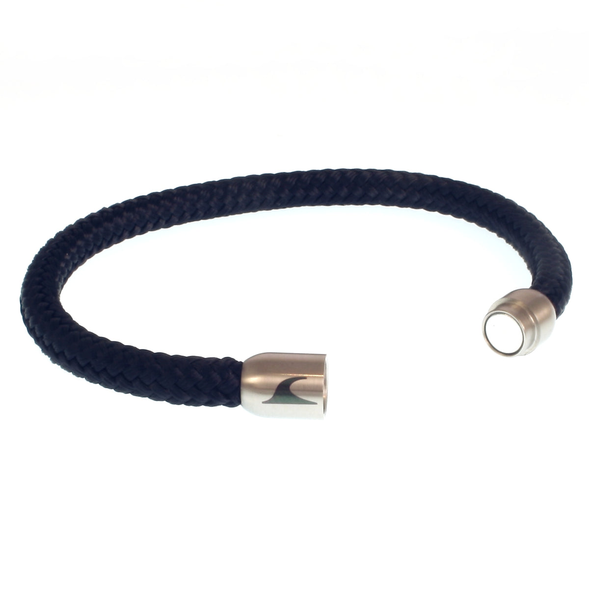 Herren-segeltau-armband-damen-sylt-nachtblau-marine-silber-geflochten-Edelstahlverschluss-offen-wavepirate-shop-st