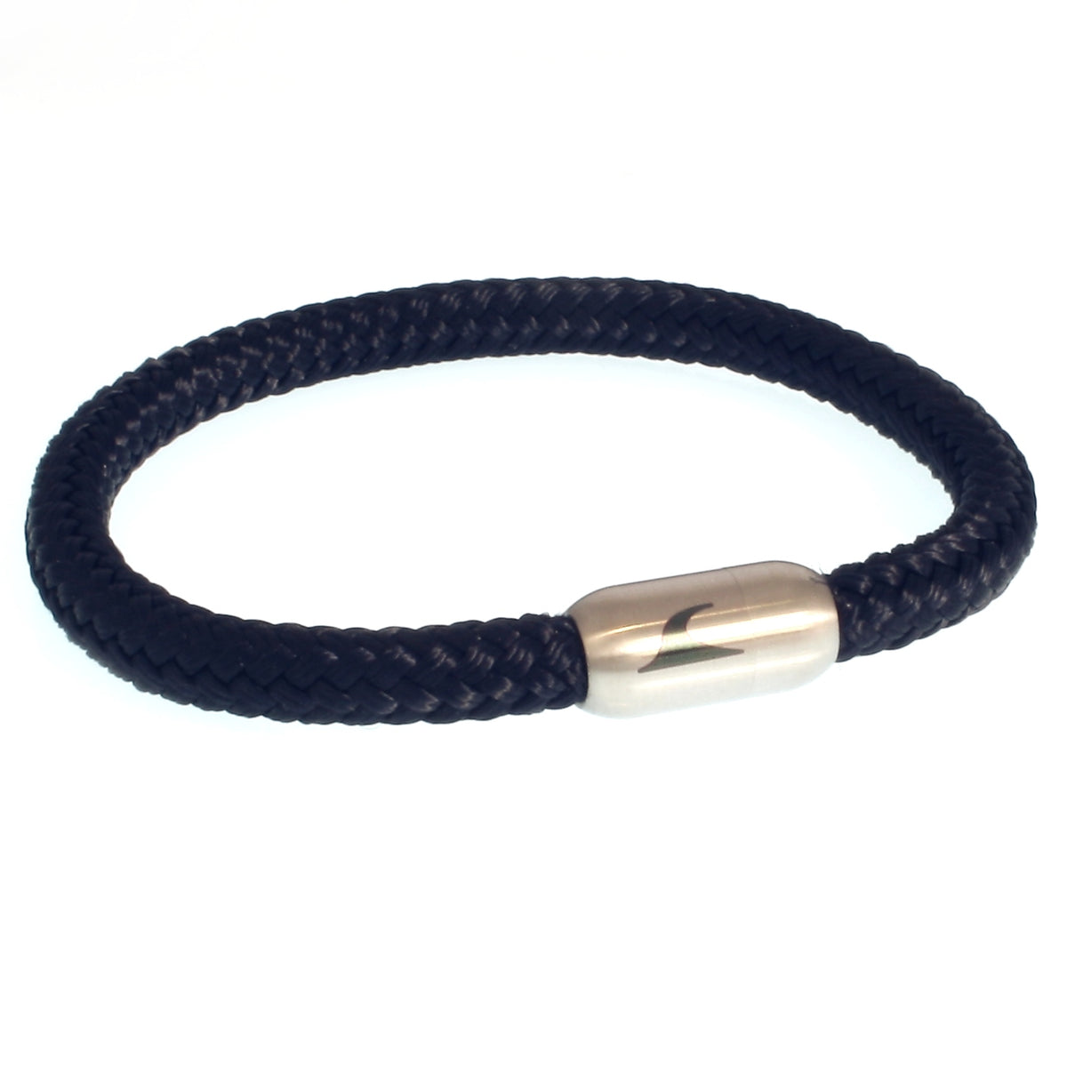 Herren-segeltau-armband-damen-sylt-nachtblau-marine-silber-geflochten-Edelstahlverschluss-vorn-wavepirate-shop-st