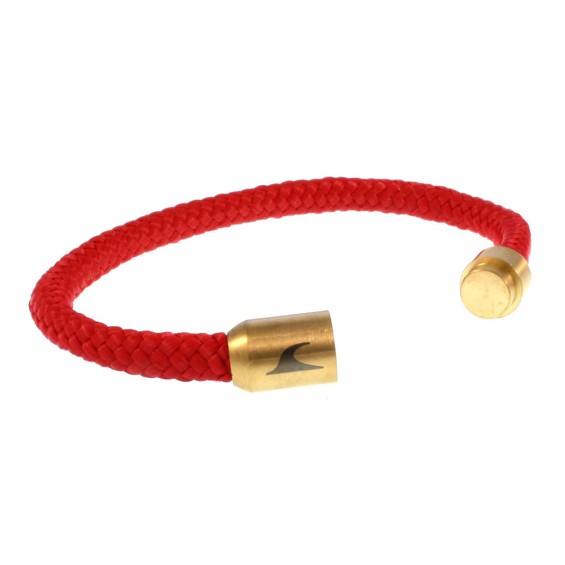 Herren-segeltau-armband-damen-sylt-rot-gold-geflochten-Edelstahlverschluss-offen-wavepirate-shop