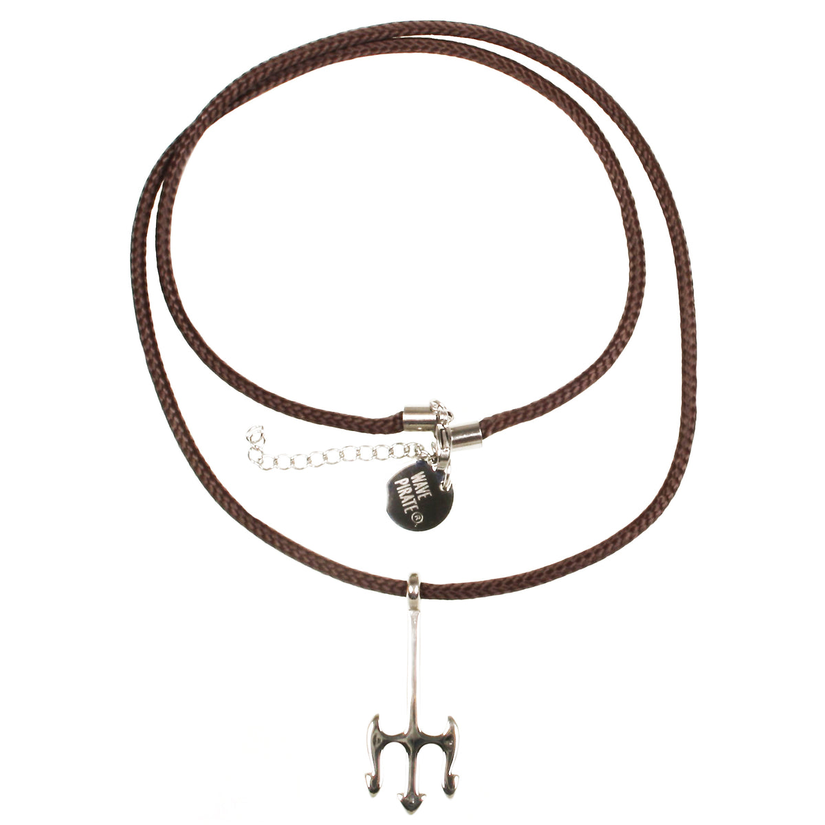 Herren-segeltau-halskette-damen-neptun-braun-geflochten-wasserfest-Edelstahlverschluss-vorn-wavepirate-shop-st