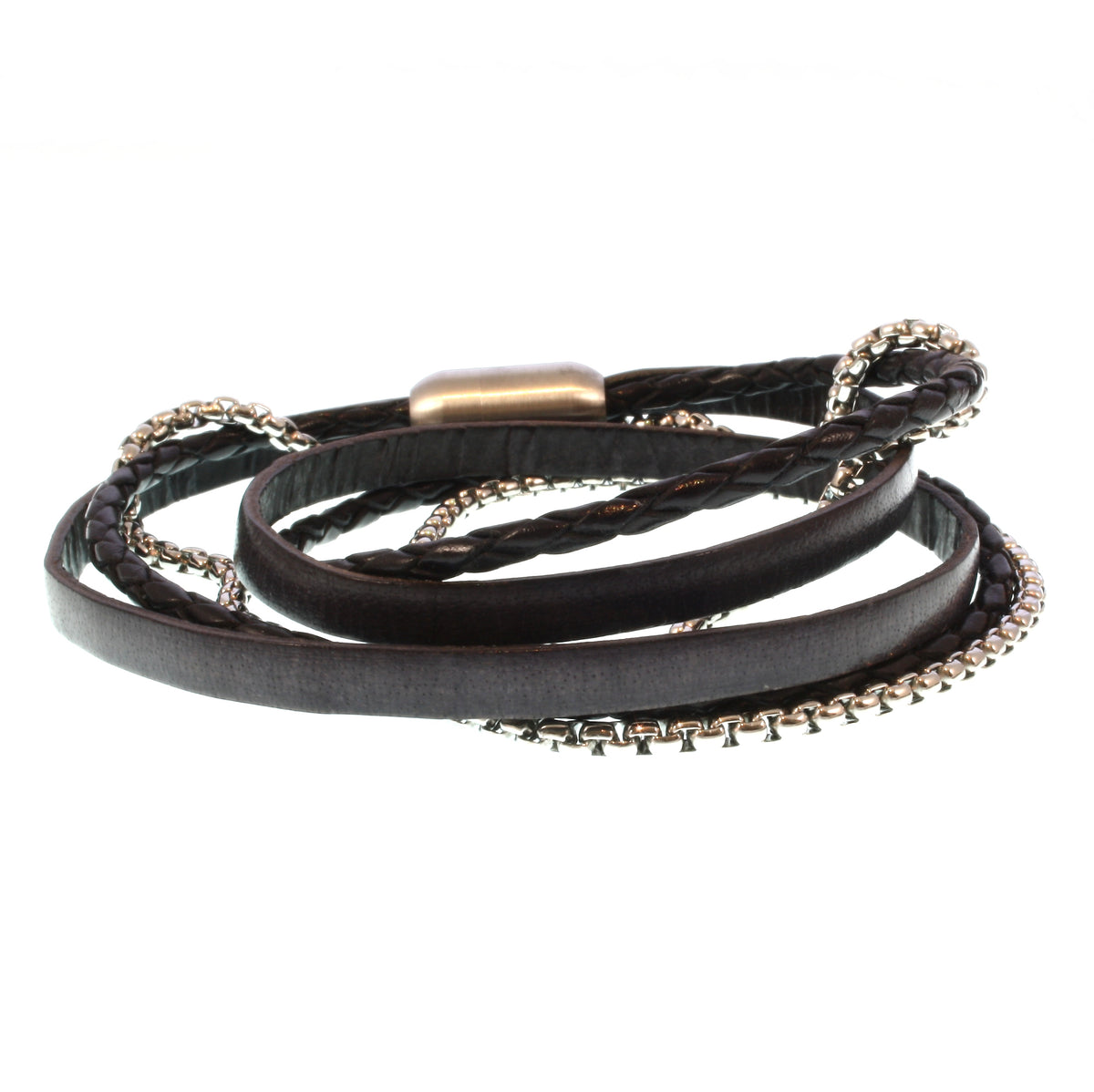 Leder-Armband-Edelstahlkette-Herren-Mixed-grau-schwarz-rund-Edelstahlverschluss-hinten-wavepirate-shop-lfs