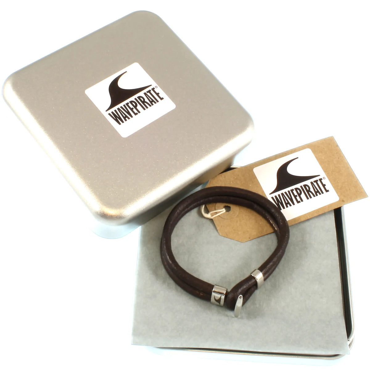 Leder-Armband-Herren-Aruba-braun-massiv-Edelstahlverschluss-geschenkverpackung-wavepirate-shop-r