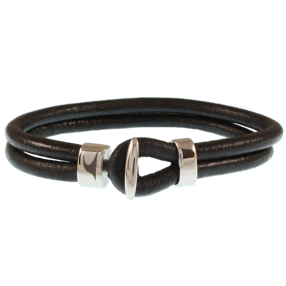 Leder-Armband-Herren-Aruba-schwarz-massiv-Edelstahlverschluss-vorn-wavepirate-shop-r