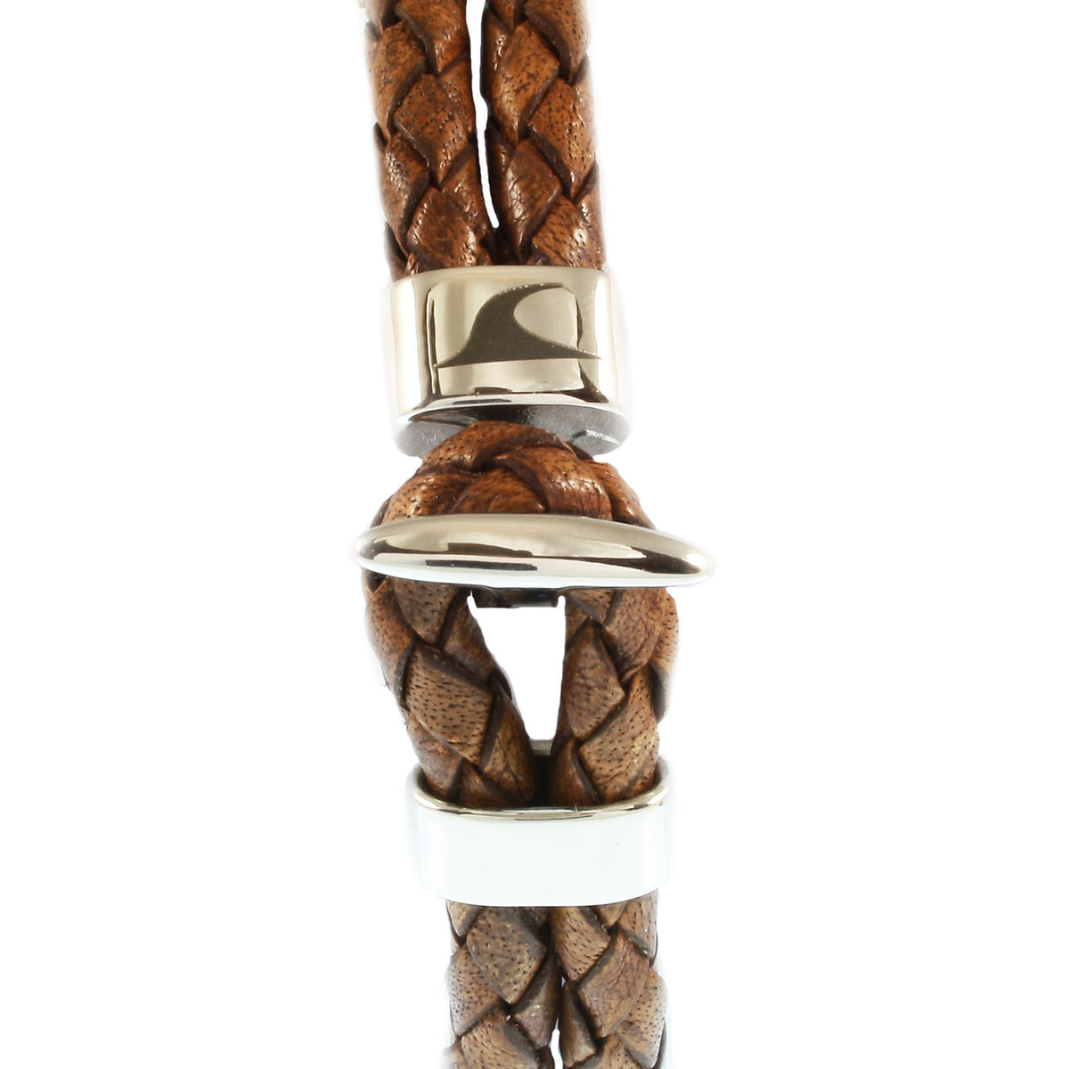 Leder-Armband-Herren-Damen-Aruba-cognac-geflochten-Edelstahlverschluss-hinten-wavepirate-shop-f