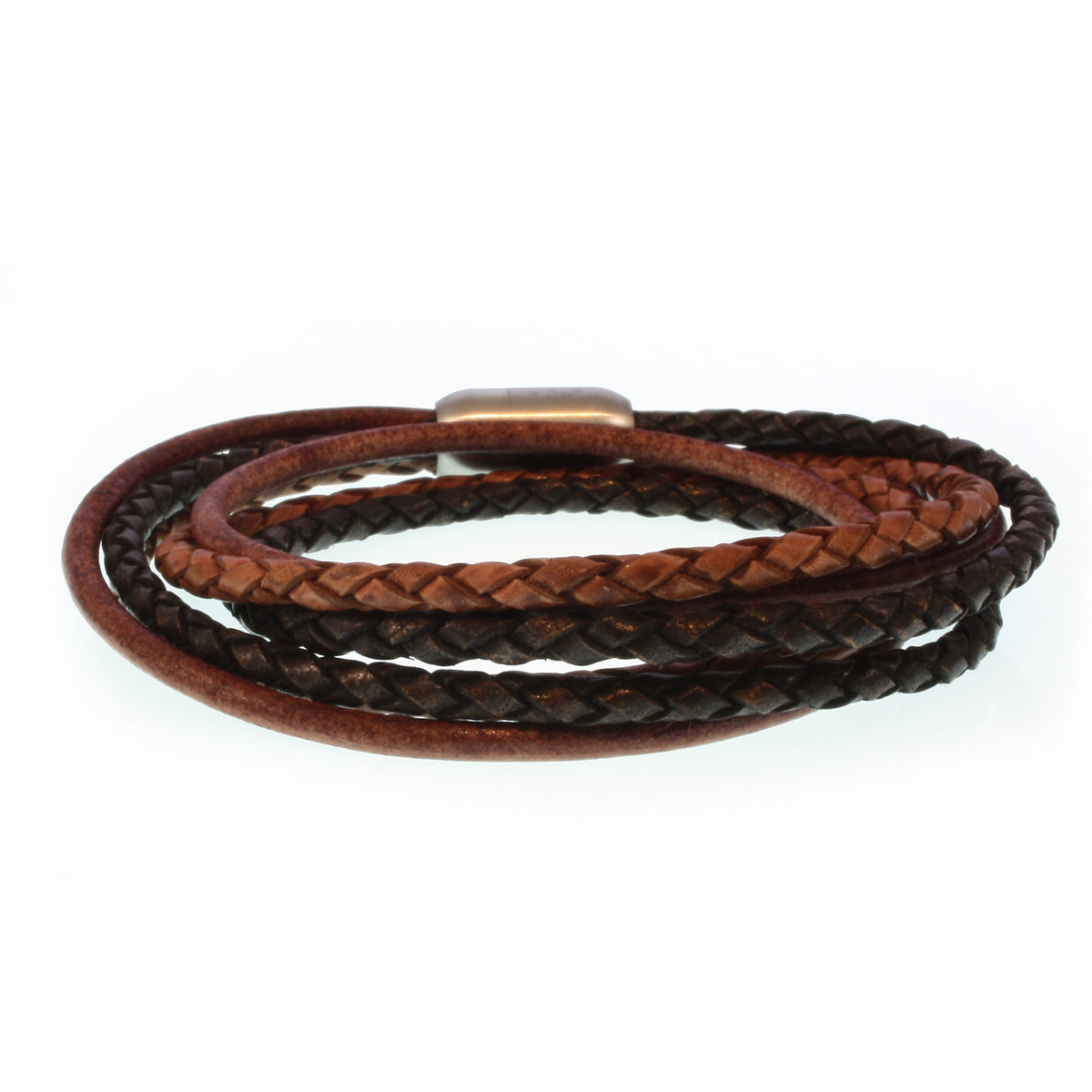Leder-Armband-Herren-Mixed-cognac-braun-rund-Edelstahlverschluss-offen-wavepirate-shop-lr