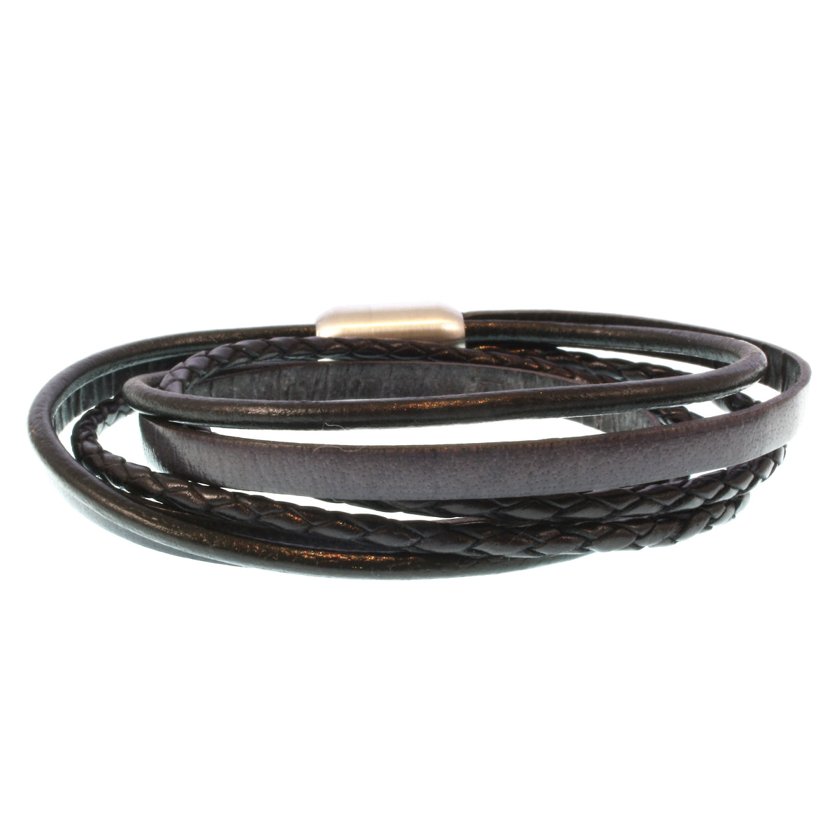 Leder-Armband-Herren-Mixed-schwarz-grau-rund-Edelstahlverschluss-hinten-wavepirate-shop-lf