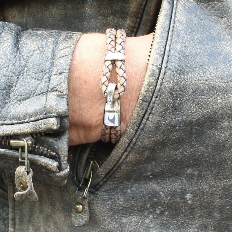 Leder-Armband-Herren-Peak-nuss-geflochten-Edelstahlverschluss-getragen-wavepirate-shop-f