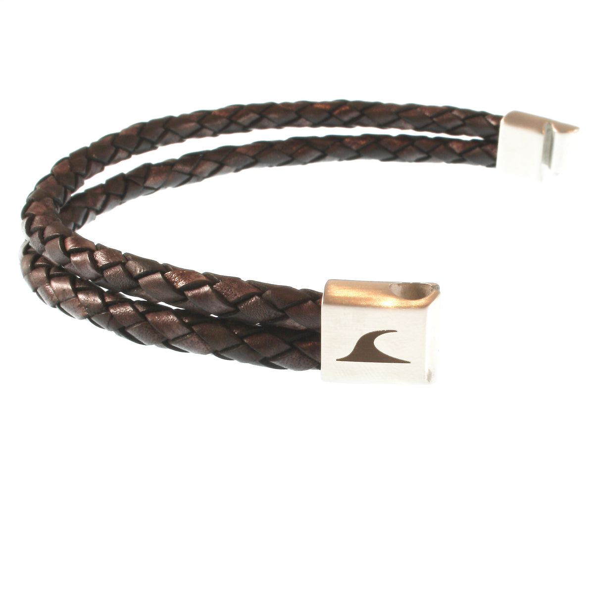 Leder-Armband-Herren-Tarifa-braun-geflochten-Edelstahlverschluss-offen-wavepirate-shop-f