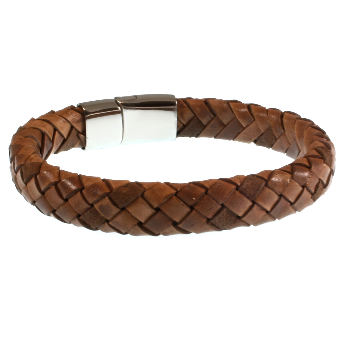 Leder-Armband-Herren-Tarifa-cognac-geflochten-oval-Edelstahlverschluss-hinten-wavepirate-shop-ov