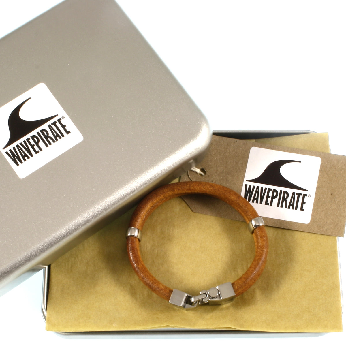 Leder-Armband-Herren-Turn-cognac-massiv-Edelstahlverschluss-geschenkbox-wavepirate-shop-r