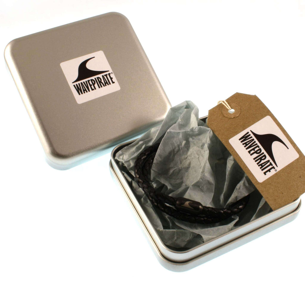 Leder-Armband-Herren-hawaii-schwarz-schwarz-geflochten-Edelstahlverschluss-geschenkverpackung-wavepirate-shop-f