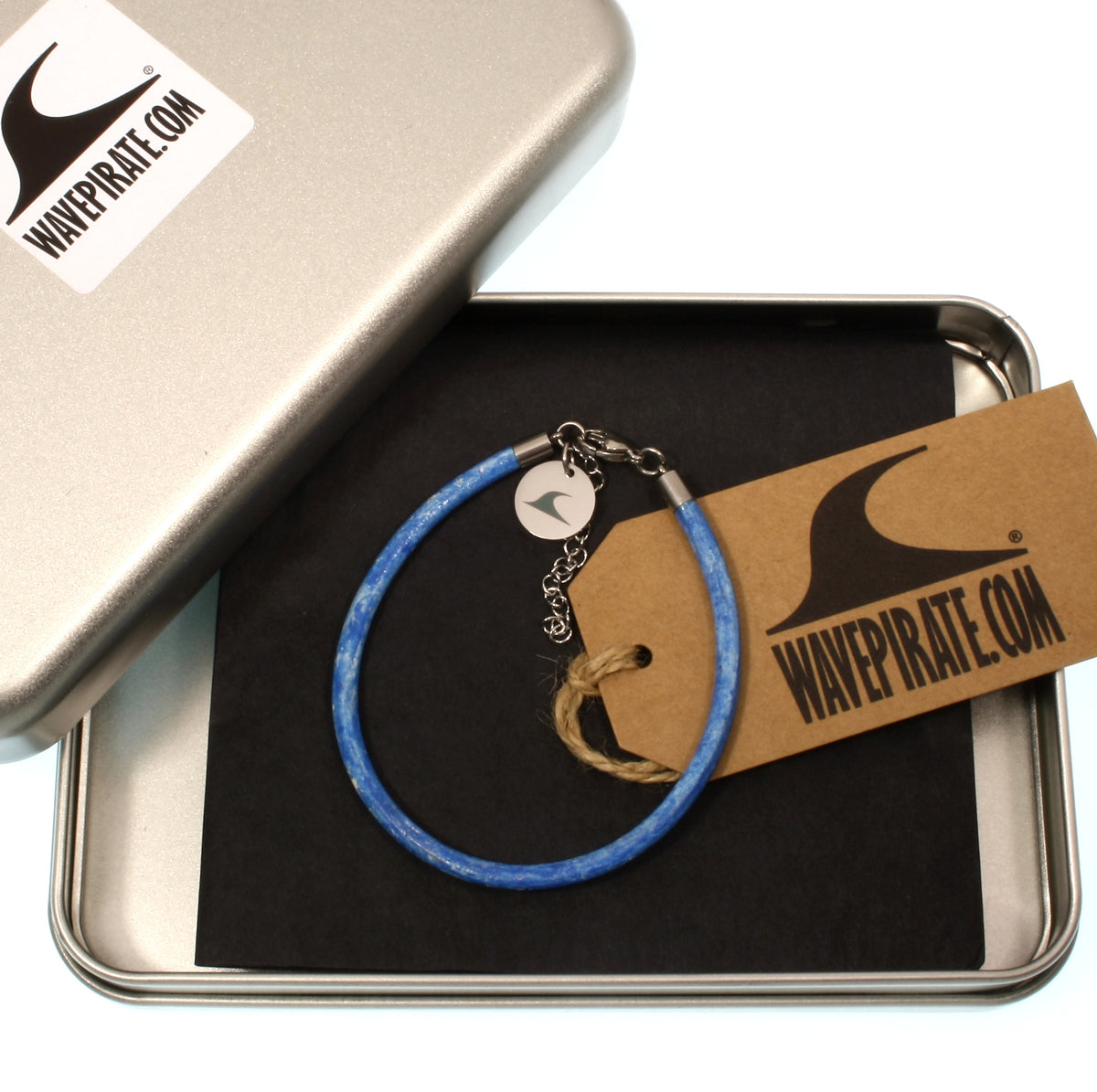 Leder-armband-Herren-damen-fusskette-breeze-blau-massiv--Edelstahlverschluss-geschenkverpackung-wavepirate-shop-r