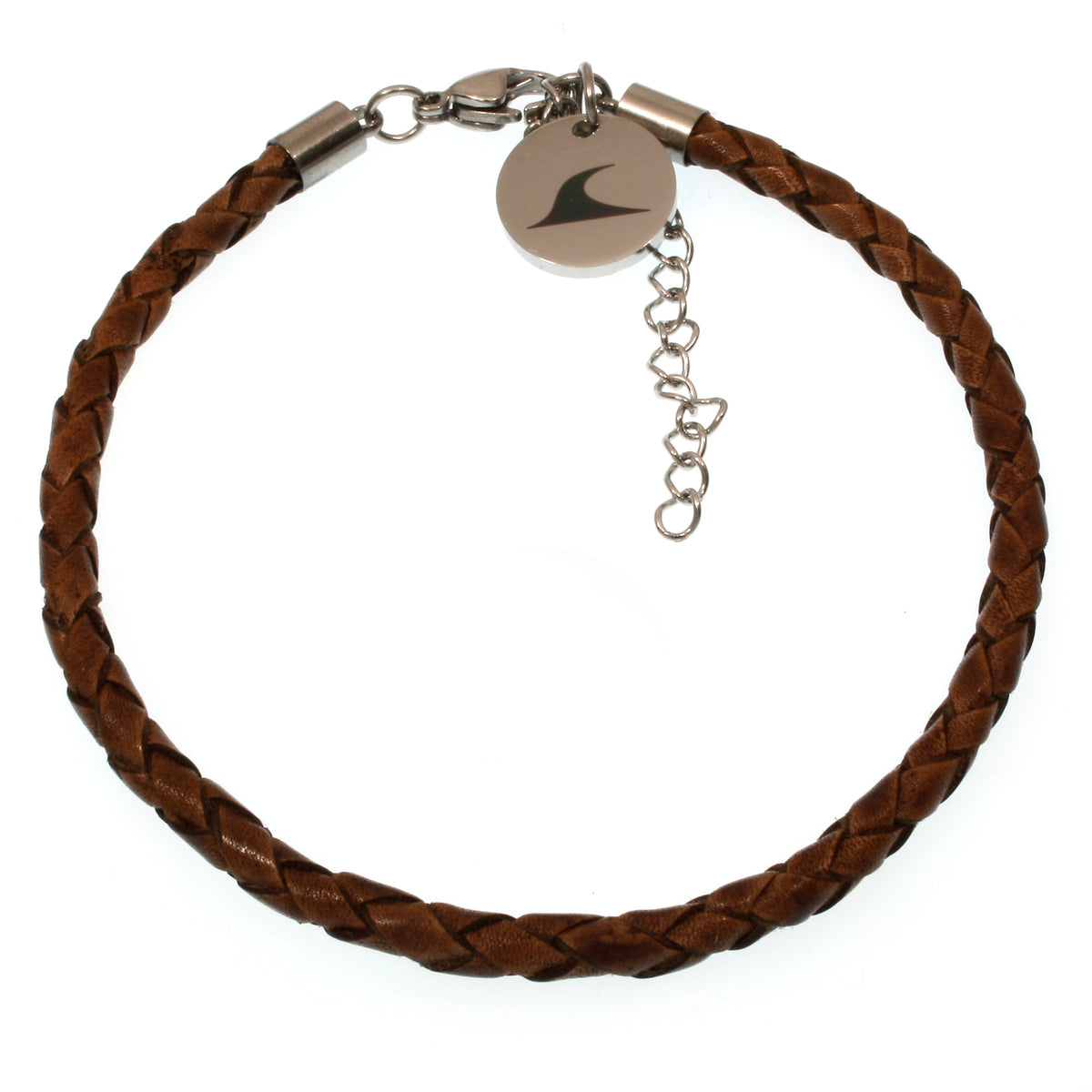 Leder-armband-Herren-damen-fusskette-breeze-cognac-Edelstahlverschluss-vorn-wavepirate-shop-f