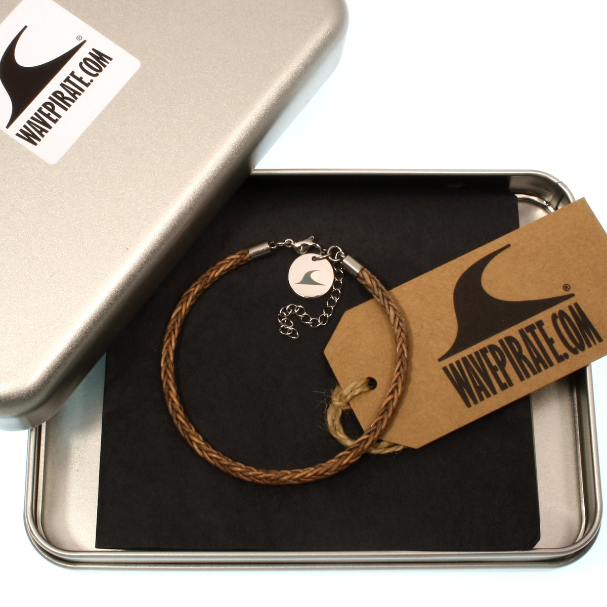 Leder-armband-Herren-damen-fusskette-breeze-cognac-geflochten--Edelstahlverschluss-geschenkverpackung-wavepirate-shop-8