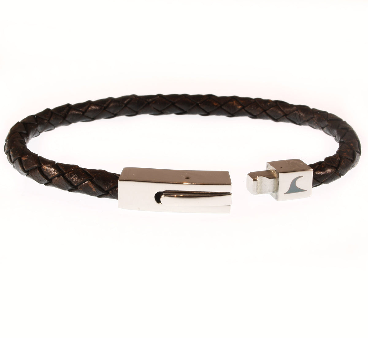 Leder-armband-Herren-damen-one-braun-geflochten-Edelstahlverschluss-offen-wavepirate-shop-f