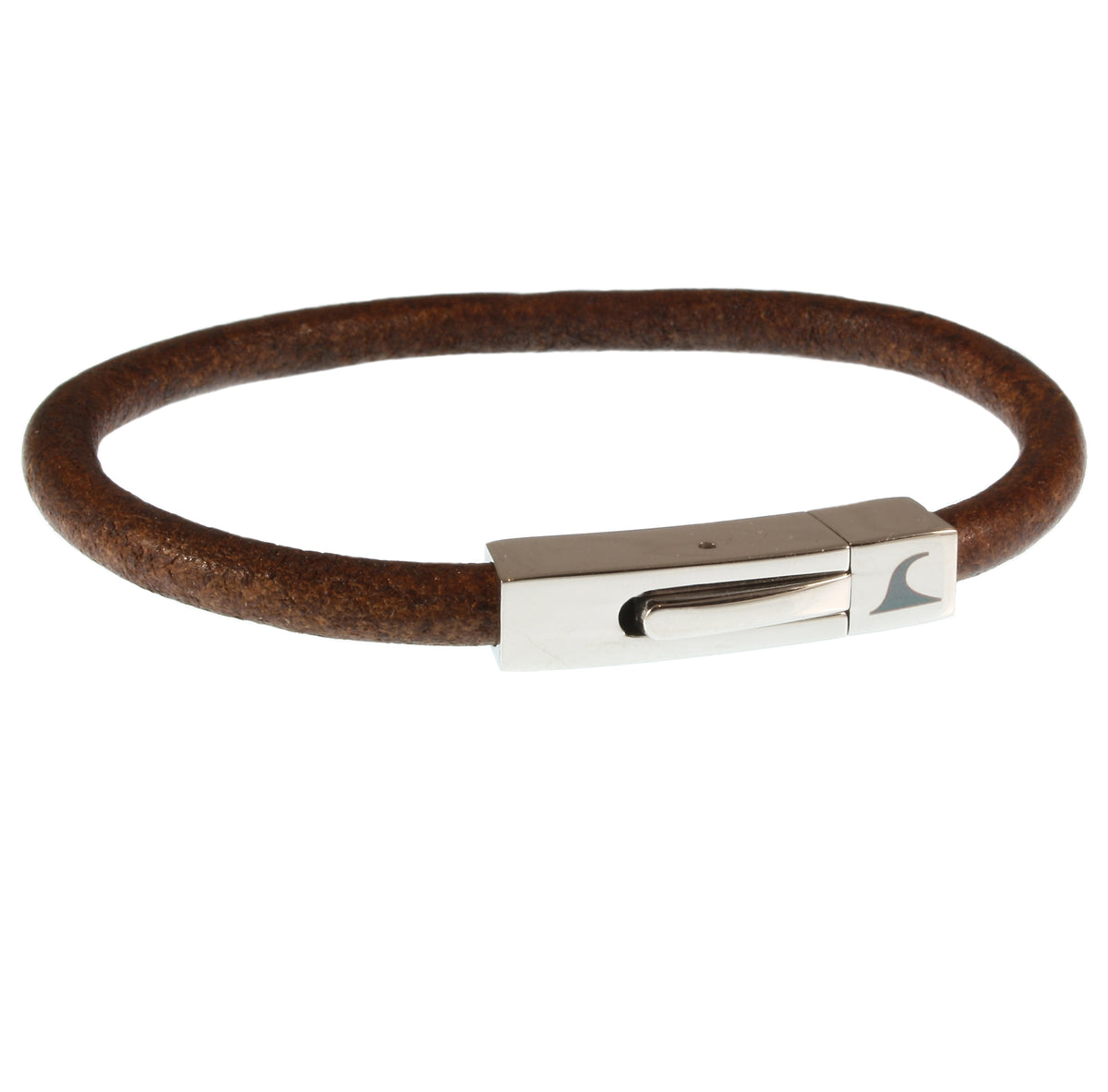Leder-armband-Herren-damen-one-cognac-massiv-Edelstahlverschluss-vorn-wavepirate-shop-r