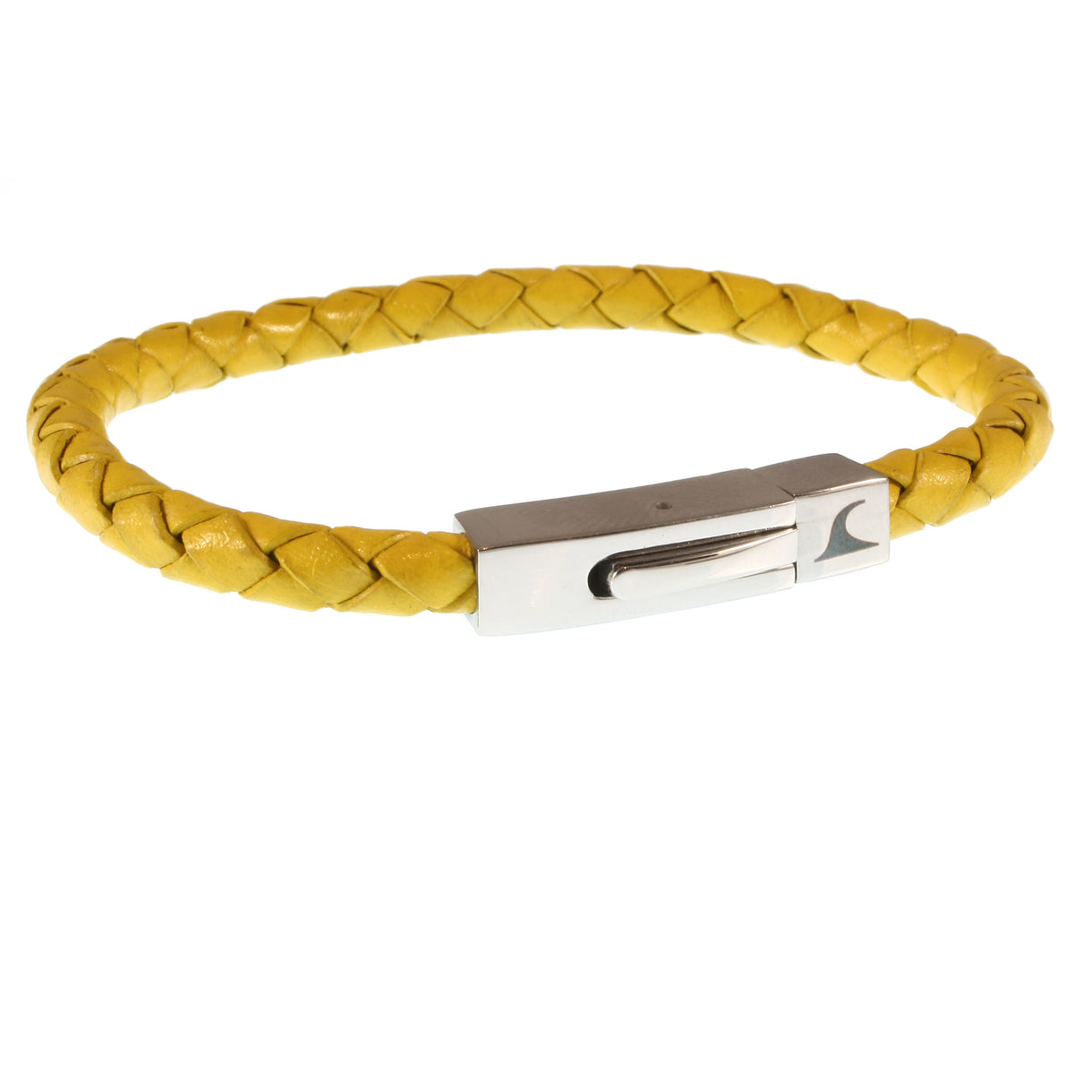 Leder-armband-Herren-damen-one-gelb-geflochten-Edelstahlverschluss-vorn-wavepirate-shop-f