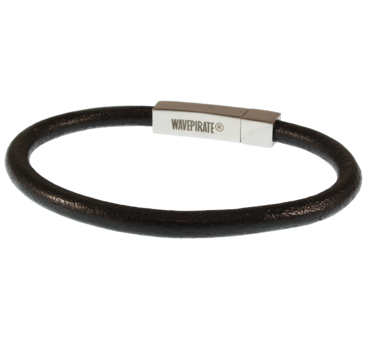 Leder-armband-Herren-damen-one-schwarz-massiv-Edelstahlverschluss-hinten-wavepirate-shop-r