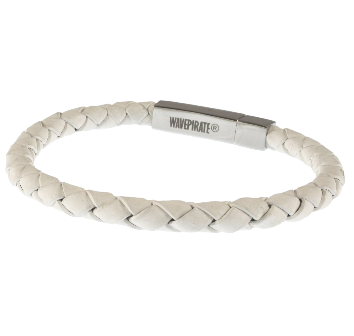 Leder-armband-Herren-damen-one-weiss-geflochten-Edelstahlverschluss-hinten-wavepirate-shop-f