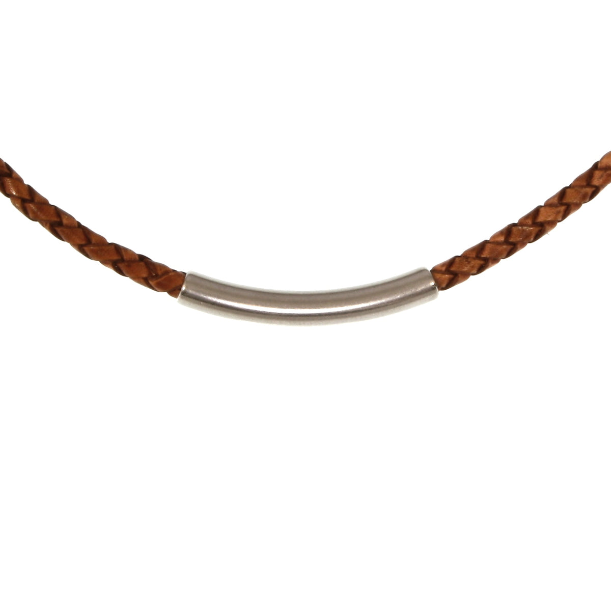 Leder-halskette-Damen-curve-Cognac-geflochten-Edelstahlverschluss-detail-wavepirate-shop-f