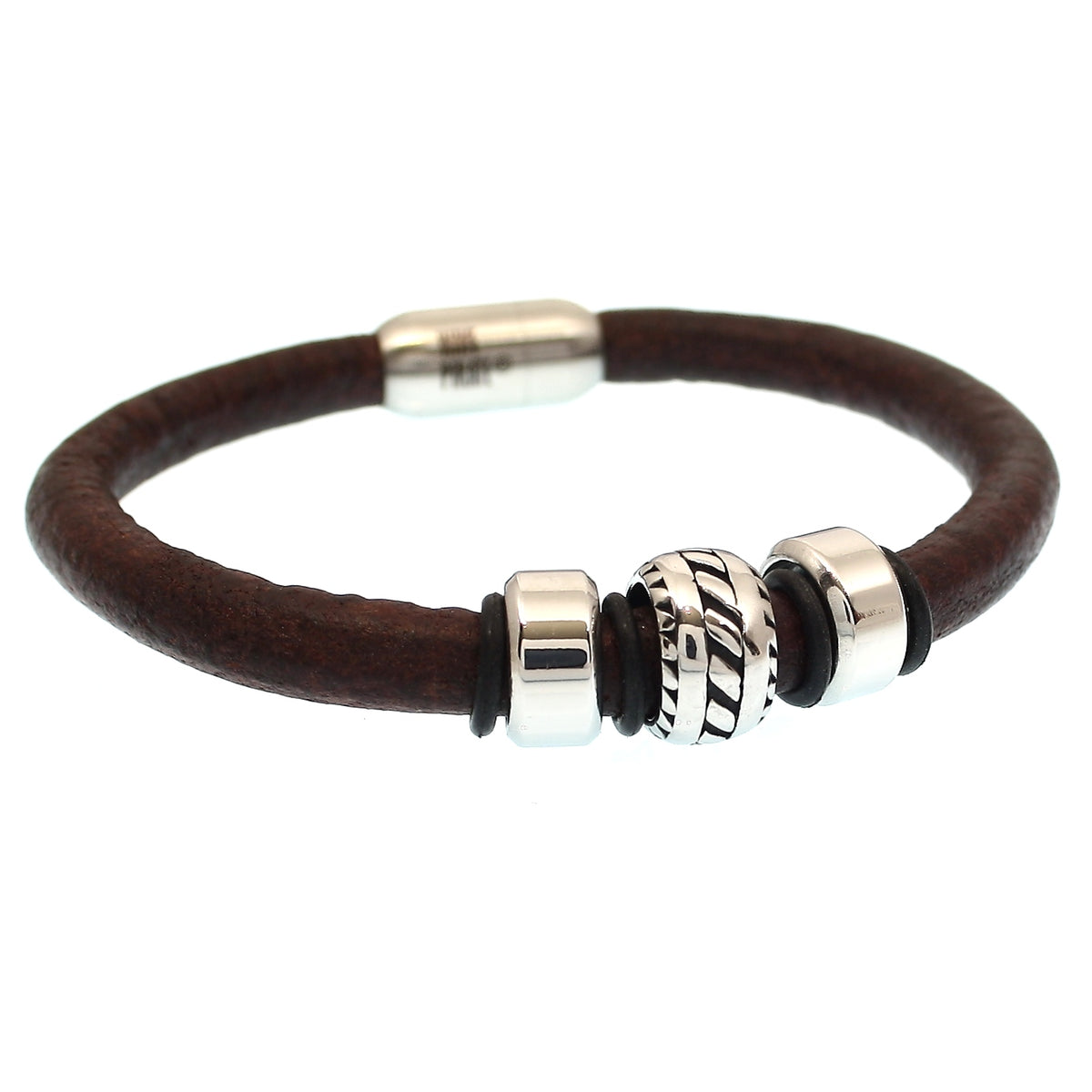 Lederarmband-Herren-braun-steel-silber-massiv-Edelstahlverschluss-vorn-wavepirate-shop-r