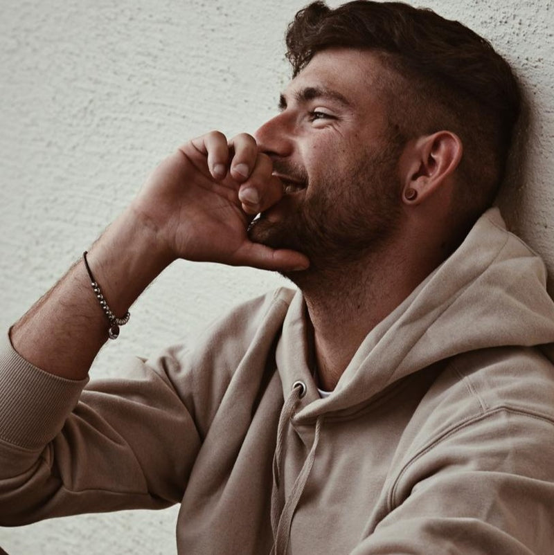 Lederarmband-Herren-damen-fusskette-aloha-bordeaux-Edelstahlverschluss-getragen-wavepirate-shop-z2