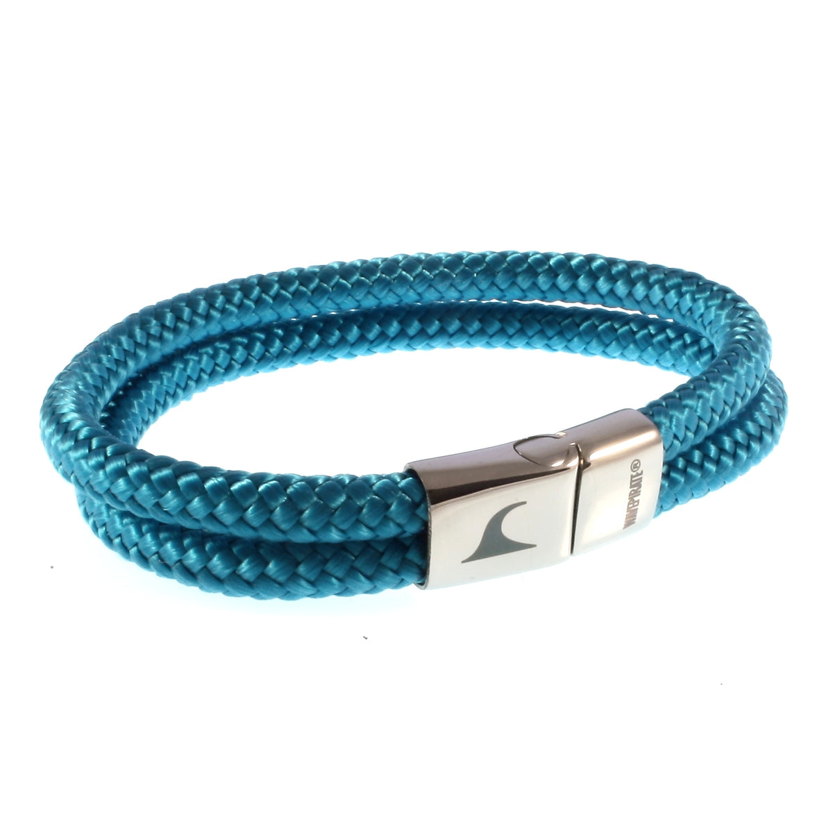 Herren-Segeltau-Armband-Tarifa-blau-geflochten-Edelstahlverschluss-vorn-wavepirate-shop-st