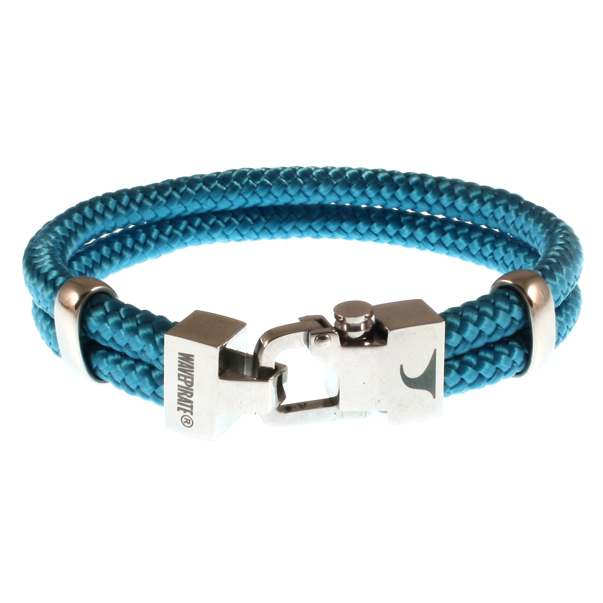 Herren-Segeltau-Armband-Turn-blau-geflochten-Edelstahlverschluss-vorn-wavepirate-shop-st
