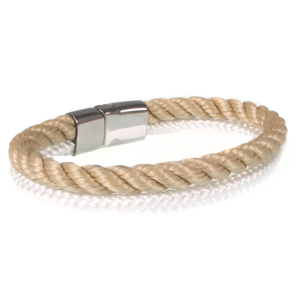Segeltau-Armband-Herren-Damen-Tarifa-beige-weiss-hinten-Edelstahlverschluss-kordel-geflochten-wavepirate-shop-k