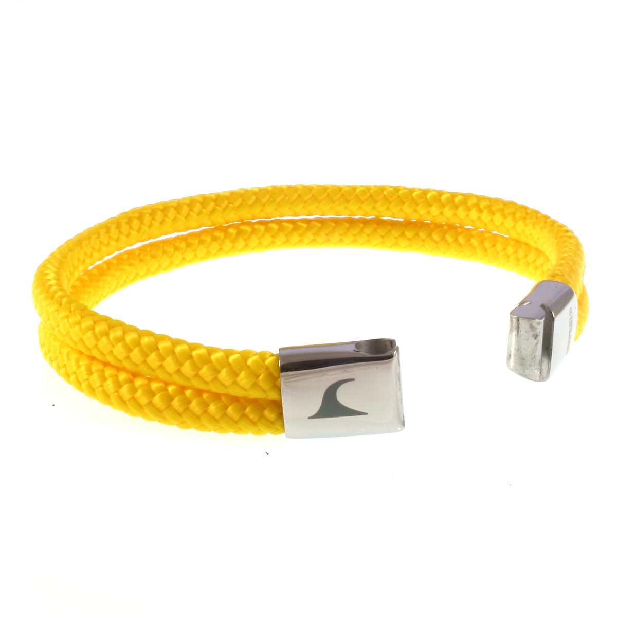 Segeltau-Armband-Herren-Damen-Tarifa-gelb-geflochten-Edelstahlverschluss-offen-wavepirate-shop-st