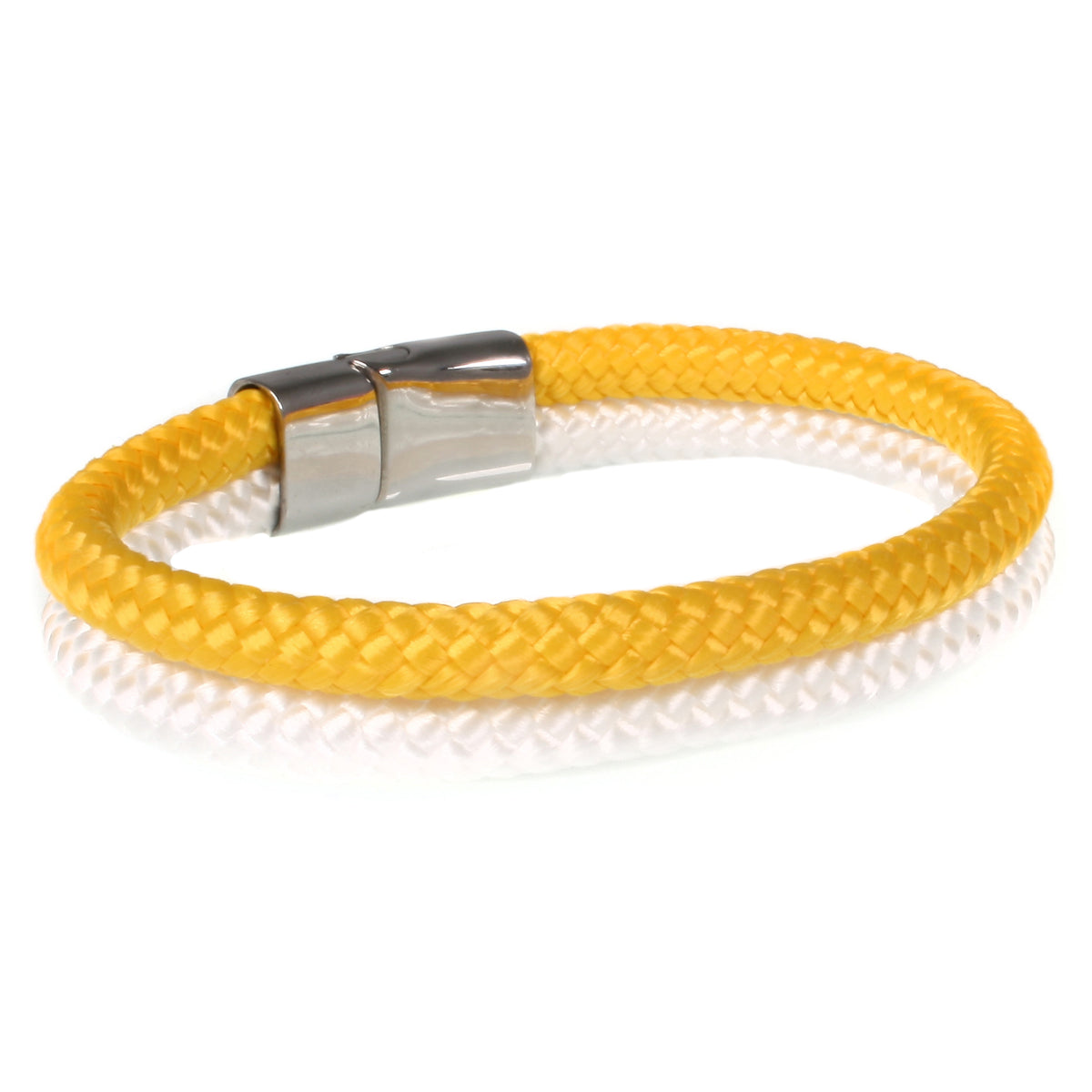 Segeltau-Armband-Herren-Damen-Tarifa-gelb-weiss-hinten-Edelstahlverschluss-geflochten-wavepirate-shop-st