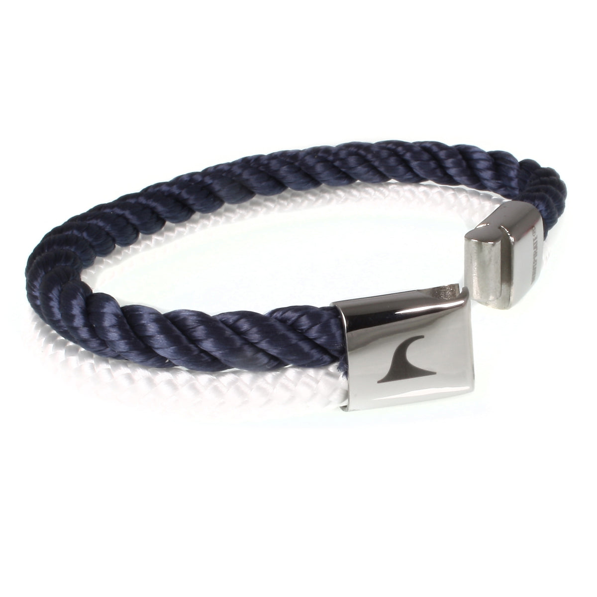 Segeltau-Armband-Herren-Damen-Tarifa-marine-weiss-offen-Edelstahlverschluss-kordel-geflochten-wavepirate-shop-k