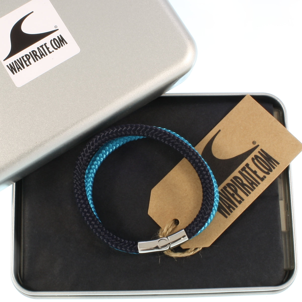 Segeltau-Armband-Herren-Damen-Tarifa-nachtblau-blau-geflochten-Edelstahlverschluss-geschenkbox-wavepirate-shop-st