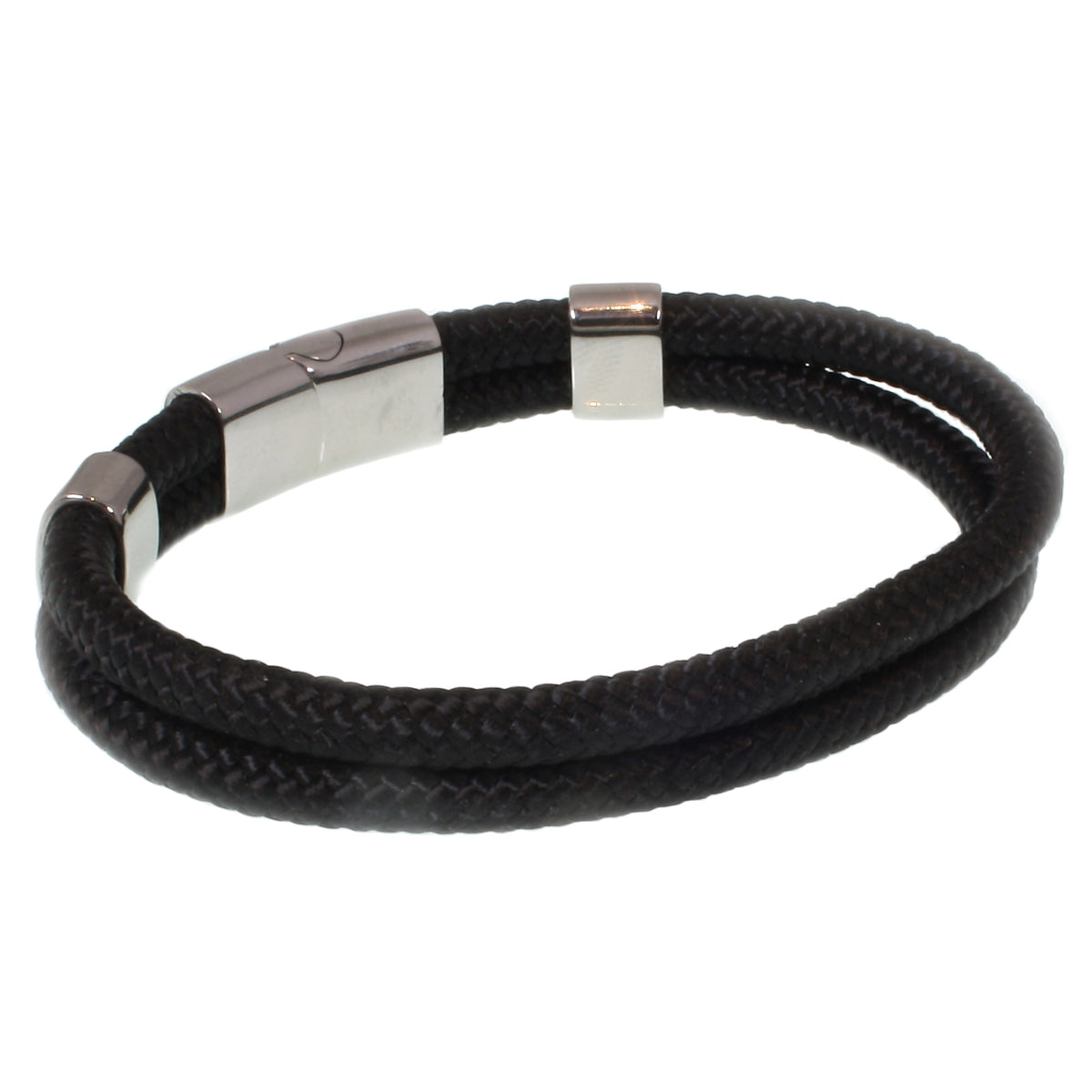 Segeltau-Armband-Herren-Groove-schwarz-geflochten-Edelstahlverschluss-hinten-wavepirate-shop-st