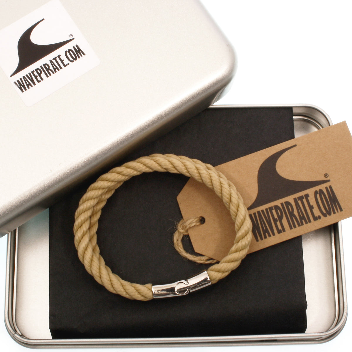 Segeltau-Armband-Herren-Tarifa-beige-geflochten-Kordel-Edelstahlverschluss-geschenkbox-wavepirate-shop-k
