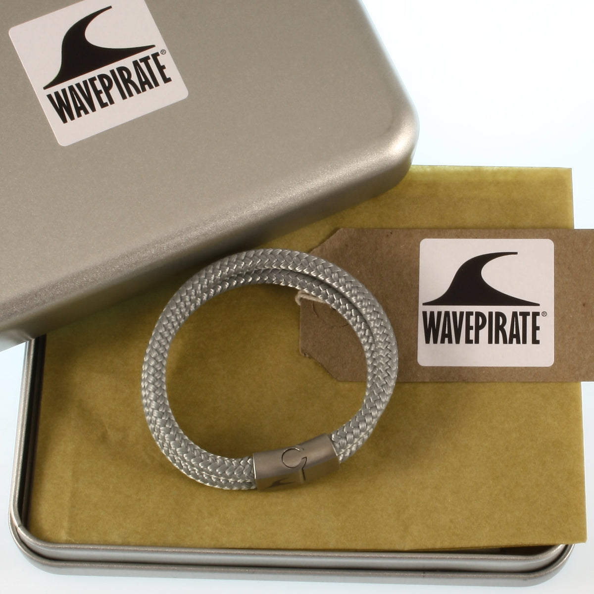 Segeltau-Armband-Herren-Tarifa-grau-geflochten-Edelstahlverschluss-geschenkbox-wavepirate-shop-st