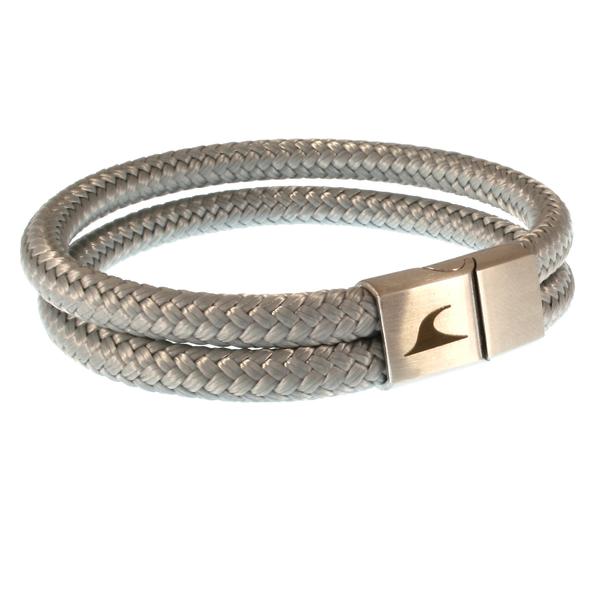 Segeltau-Armband-Herren-Tarifa-grau-geflochten-Edelstahlverschluss-vorn-wavepirate-shop-st