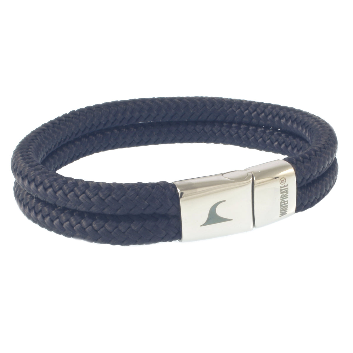 Segeltau-Armband-Herren-Tarifa-nachtblau-geflochten-Edelstahlverschluss-vorn-wavepirate-shop-st