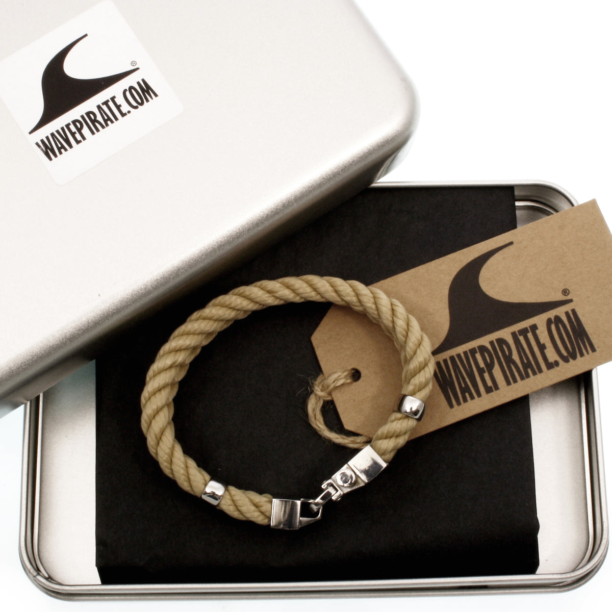 Segeltau-Armband-Herren-Turn-beige-geflochten-Kordel-Edelstahlverschluss-verpackt-wavepirate-shop-k