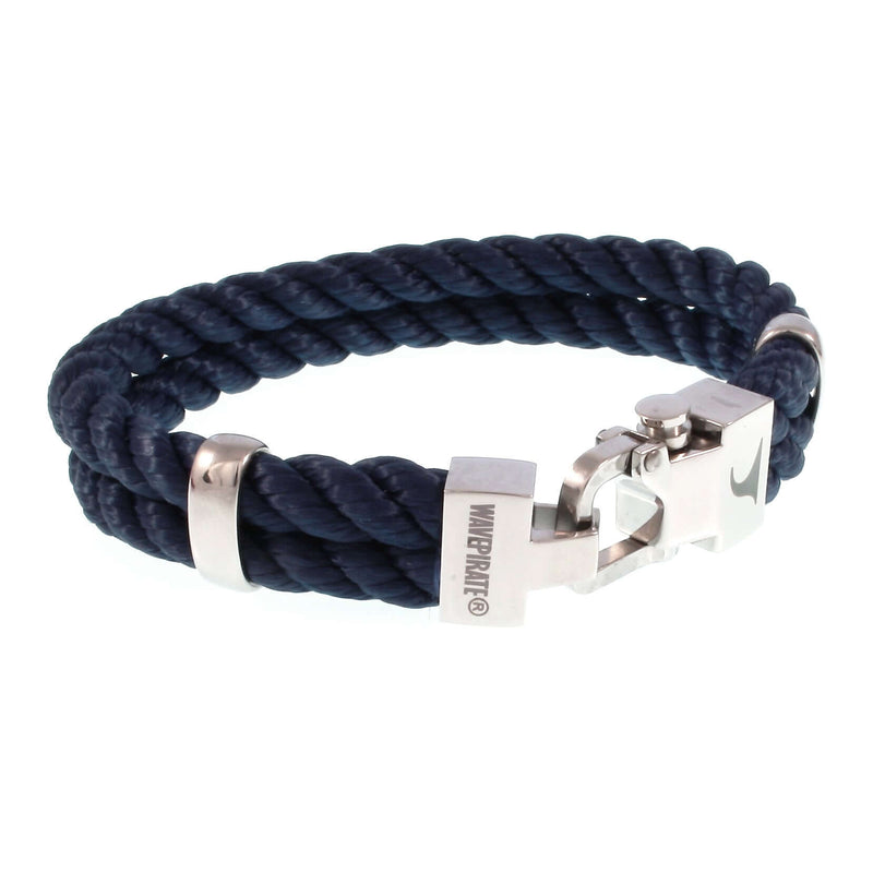 Segeltau-Armband-Herren-Turn-koenigsblau-geflochten-Kordel-Edelstahlverschluss-vorn-wavepirate-shop-k