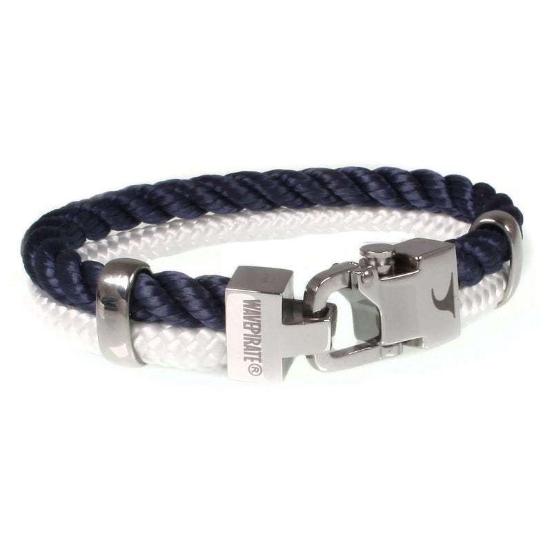 Segeltau-Armband-Herren-Turn-marine-weiss-geflochten-Kordel-Edelstahlverschluss-vorn-wavepirate-shop-k
