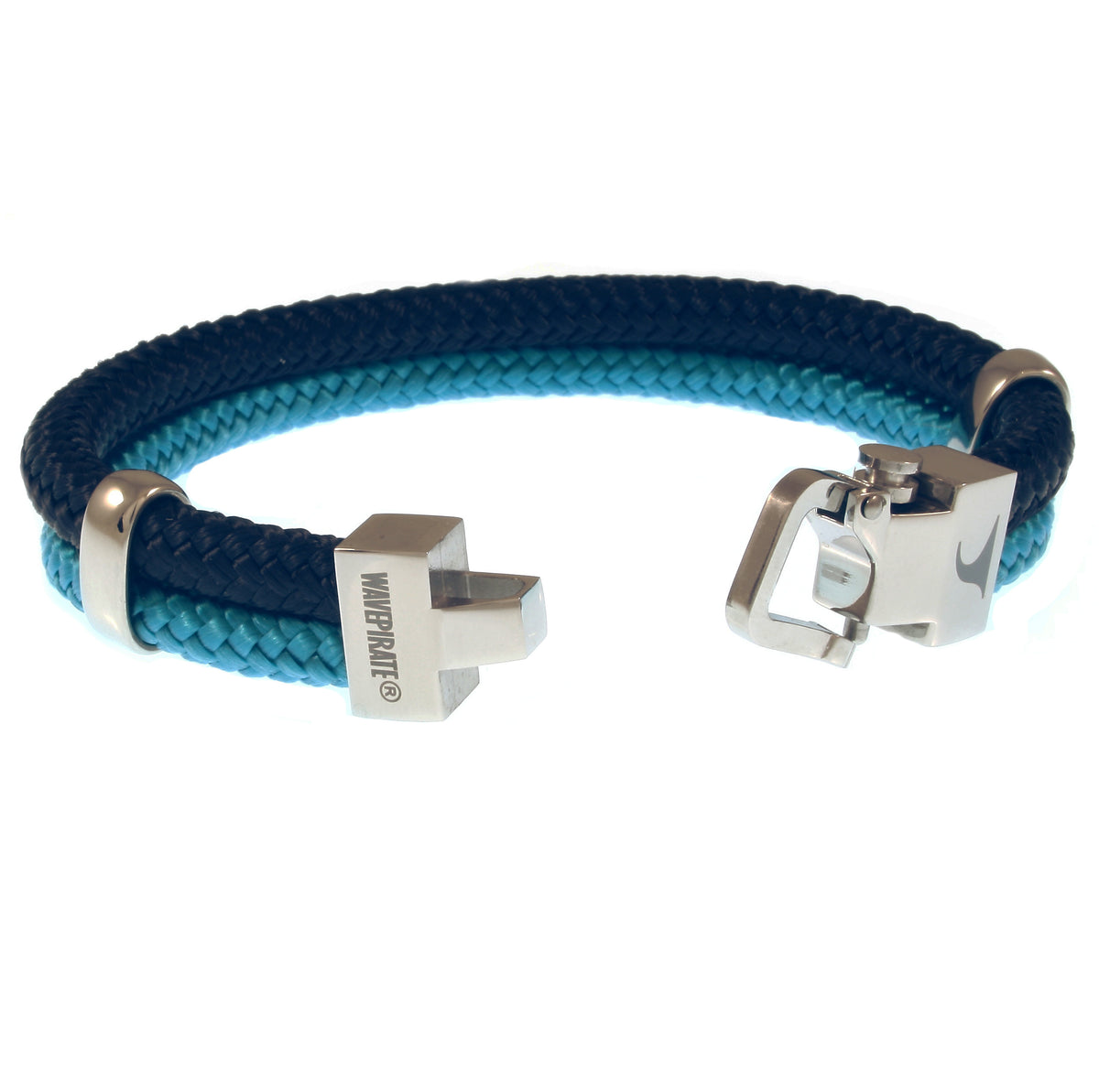 Segeltau-Armband-Herren-Turn-nachtblau-blau-geflochten-Edelstahlverschluss-offen-wavepirate-shop-st
