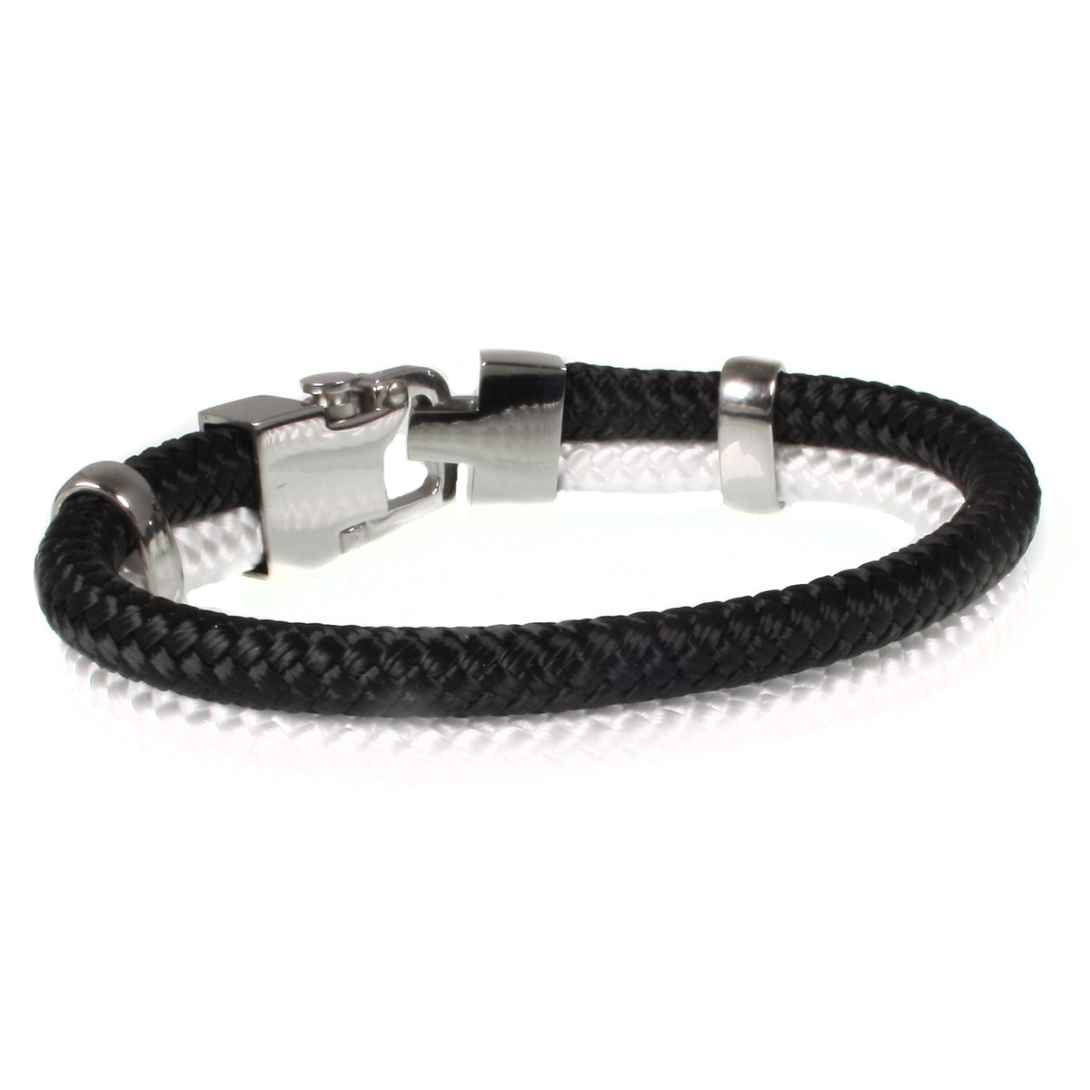 Segeltau-Armband-Herren-Turn-schwarz-weiss-geflochten-Edelstahlverschluss-hinten-wavepirate-shop-st
