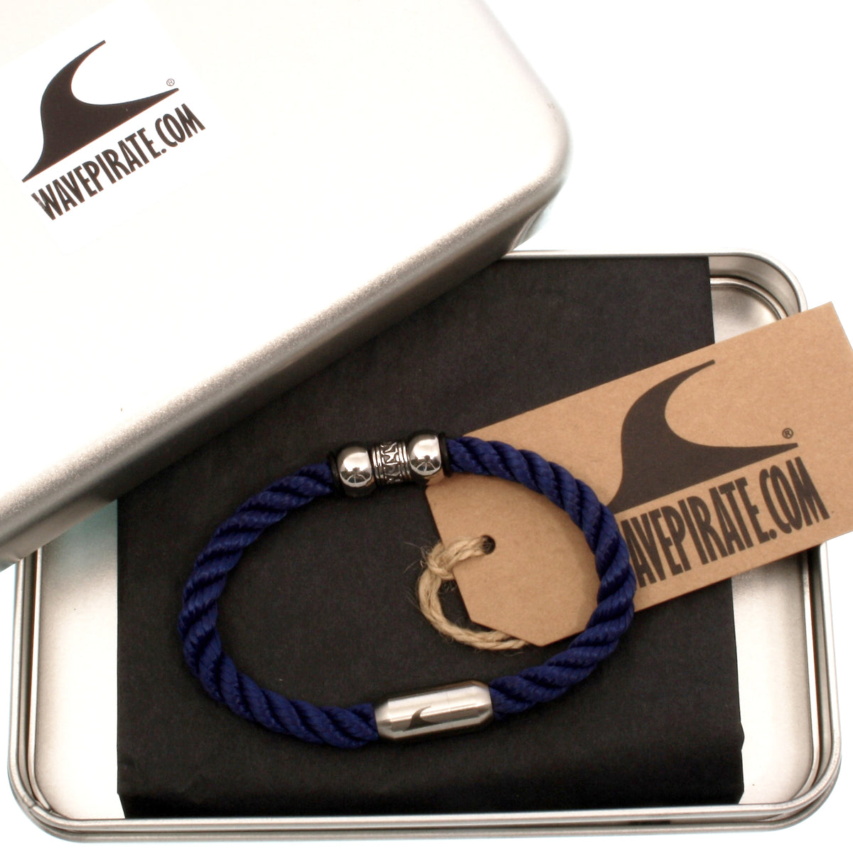 Segeltau-Armband-Herren-atoll-koenigsblau-kordel-Edelstahlverschluss-geschenkverpackung-wavepirate-shop-k